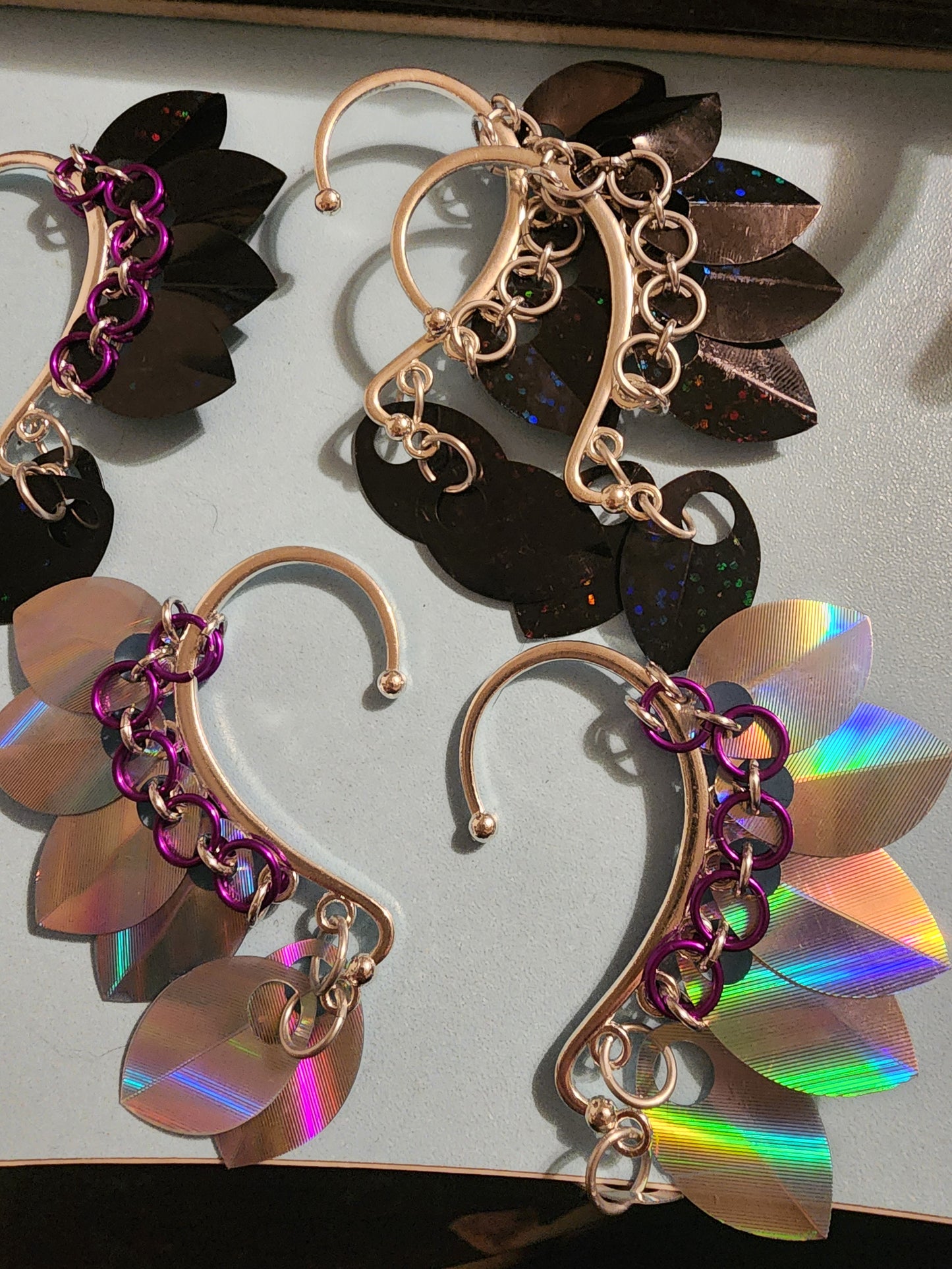 Dragon Scale Ear Cuffs