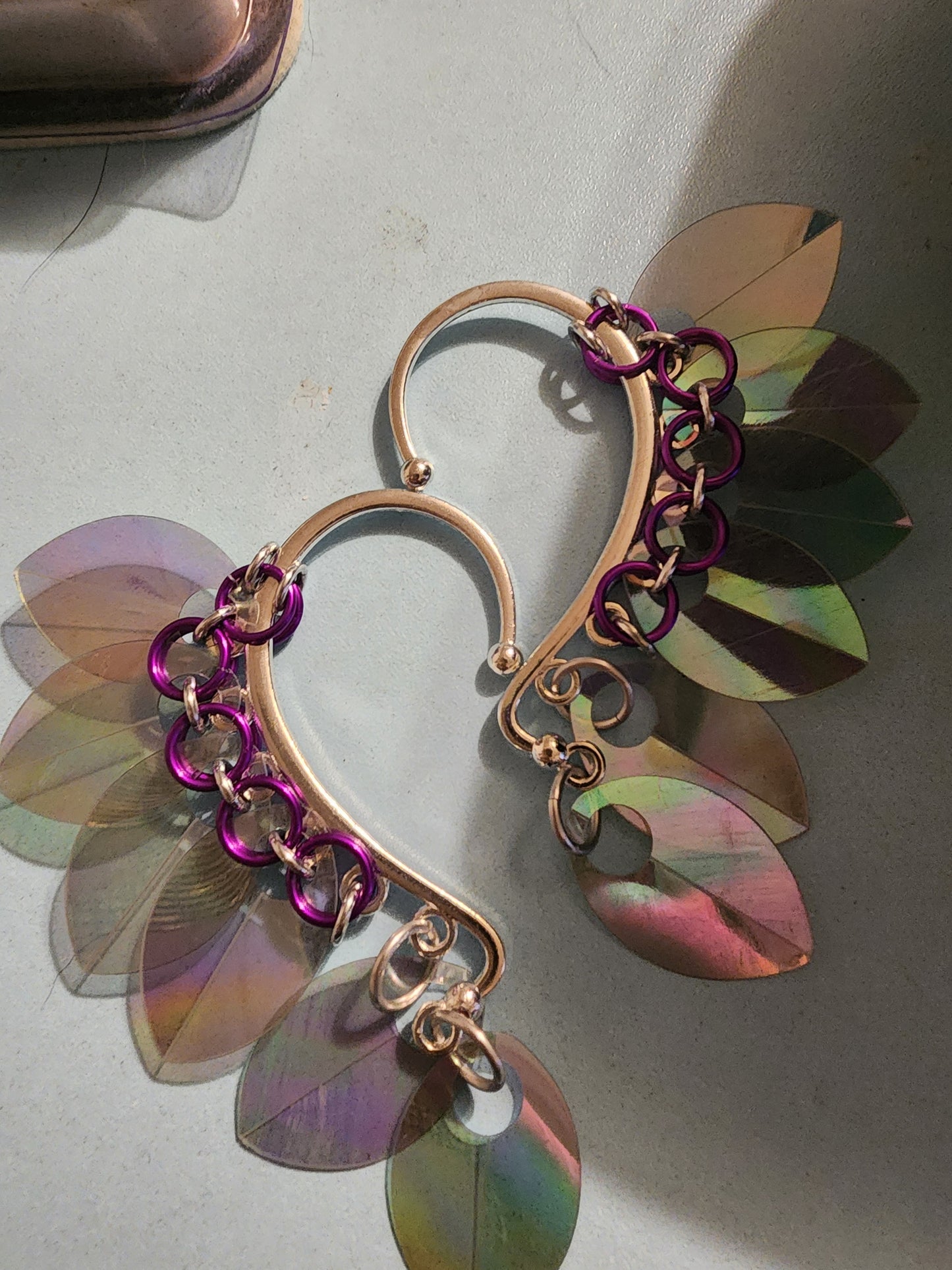 Dragon Scale Ear Cuffs