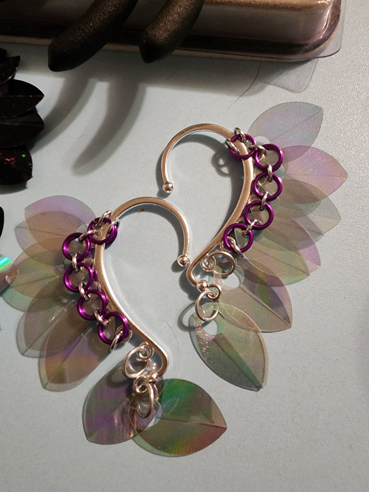 Dragon Scale Ear Cuffs