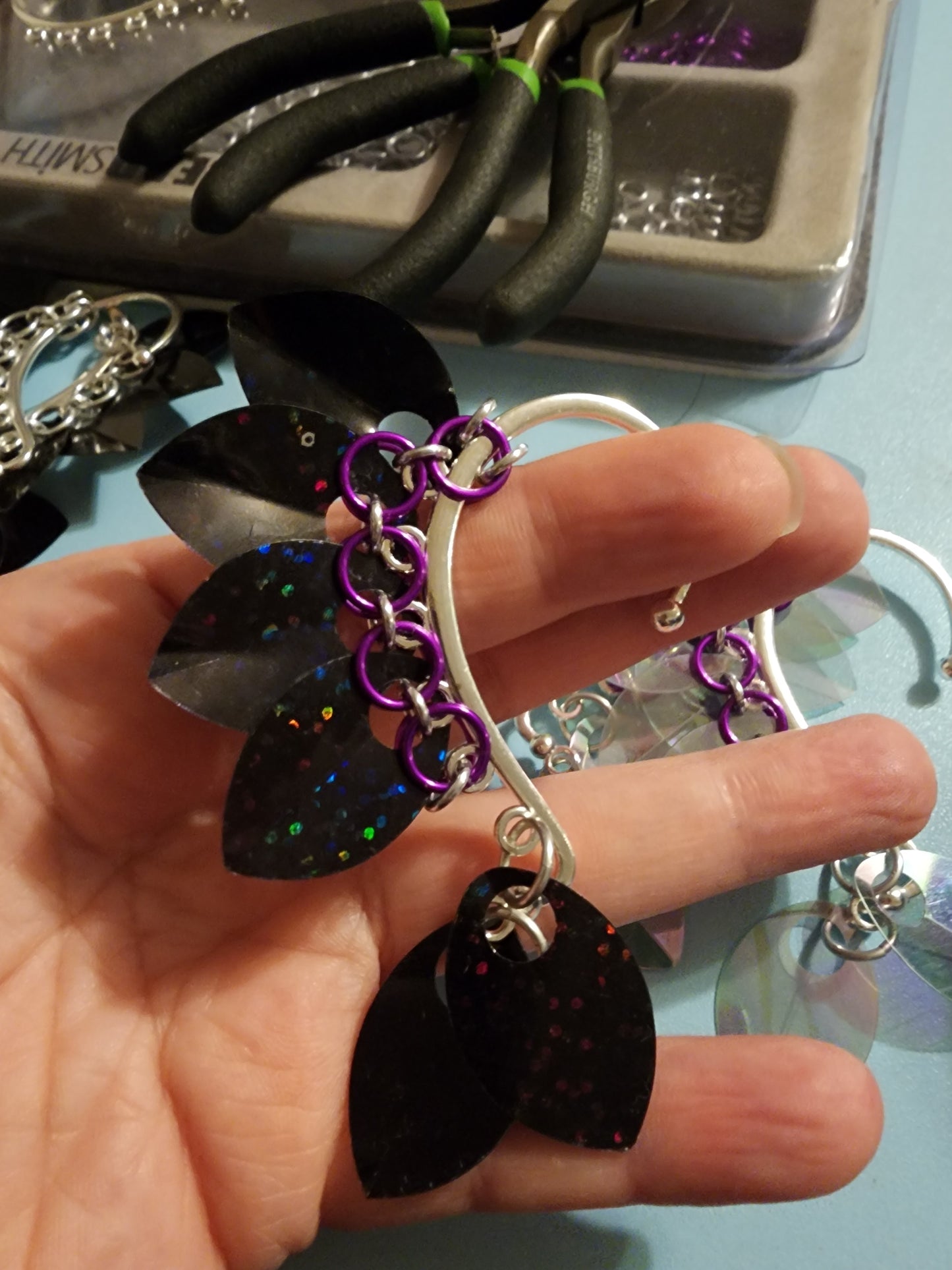 Dragon Scale Ear Cuffs