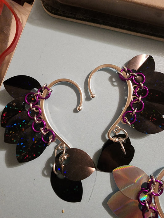 Dragon Scale Ear Cuffs