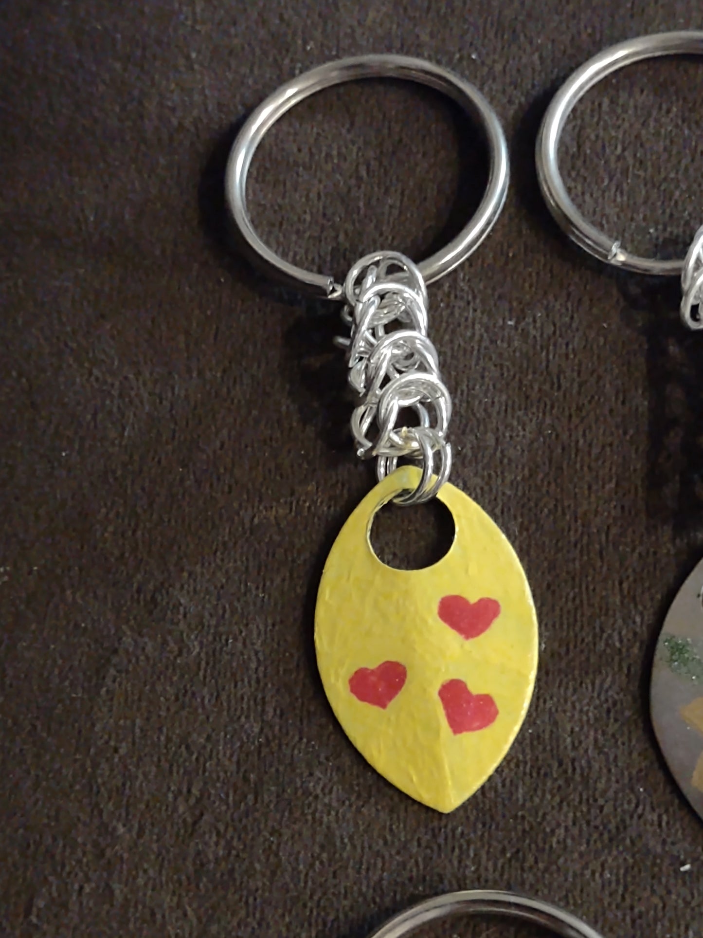 Hand painted scale keychains