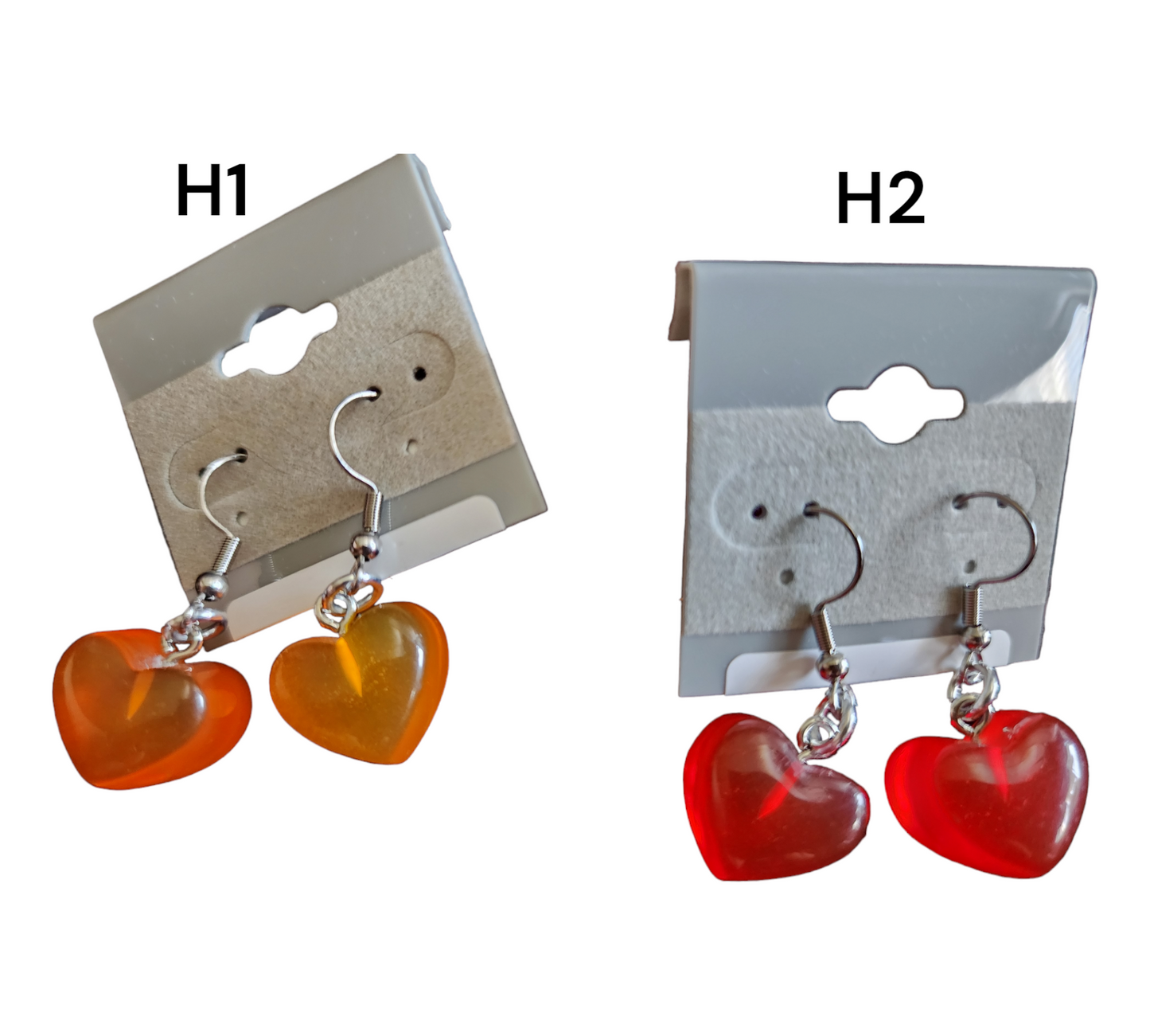 heart earrings